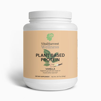 Plant Protein Powder (Vanilla) – Premium, Dairy-Free, and Gluten-Free