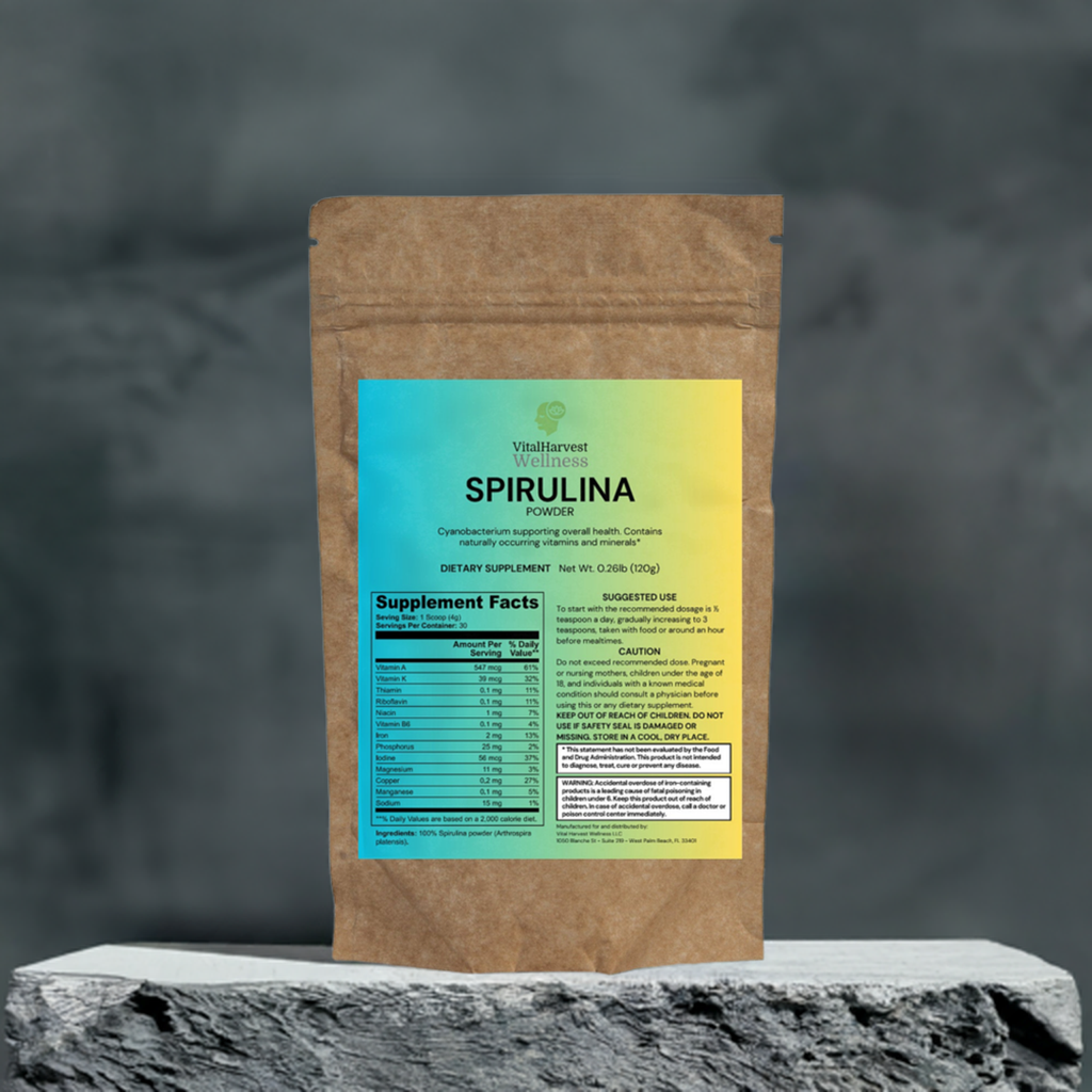 Organic Spirulina Powder – Nutrient-Rich Blue-Green Algae