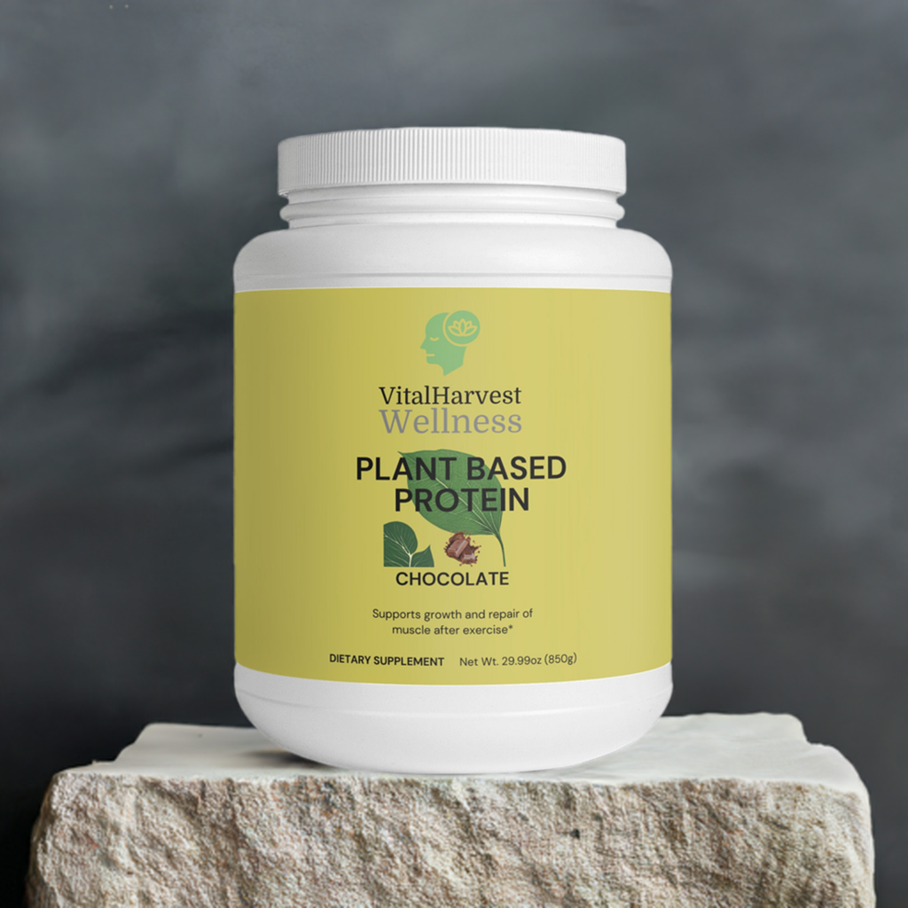 Plant Protein Powder (Chocolate) – Premium, Dairy-Free, and Gluten-Free