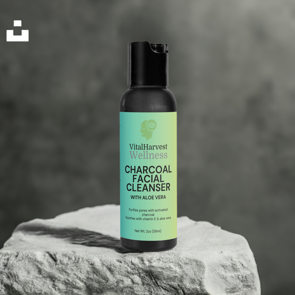 Paraben-Free Charcoal Facial Cleanser: Refresh &amp; Revitalize Your Skin