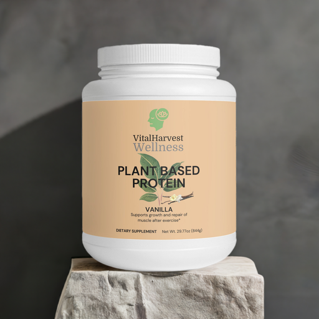 Plant Protein Powder (Vanilla) – Premium, Dairy-Free, and Gluten-Free